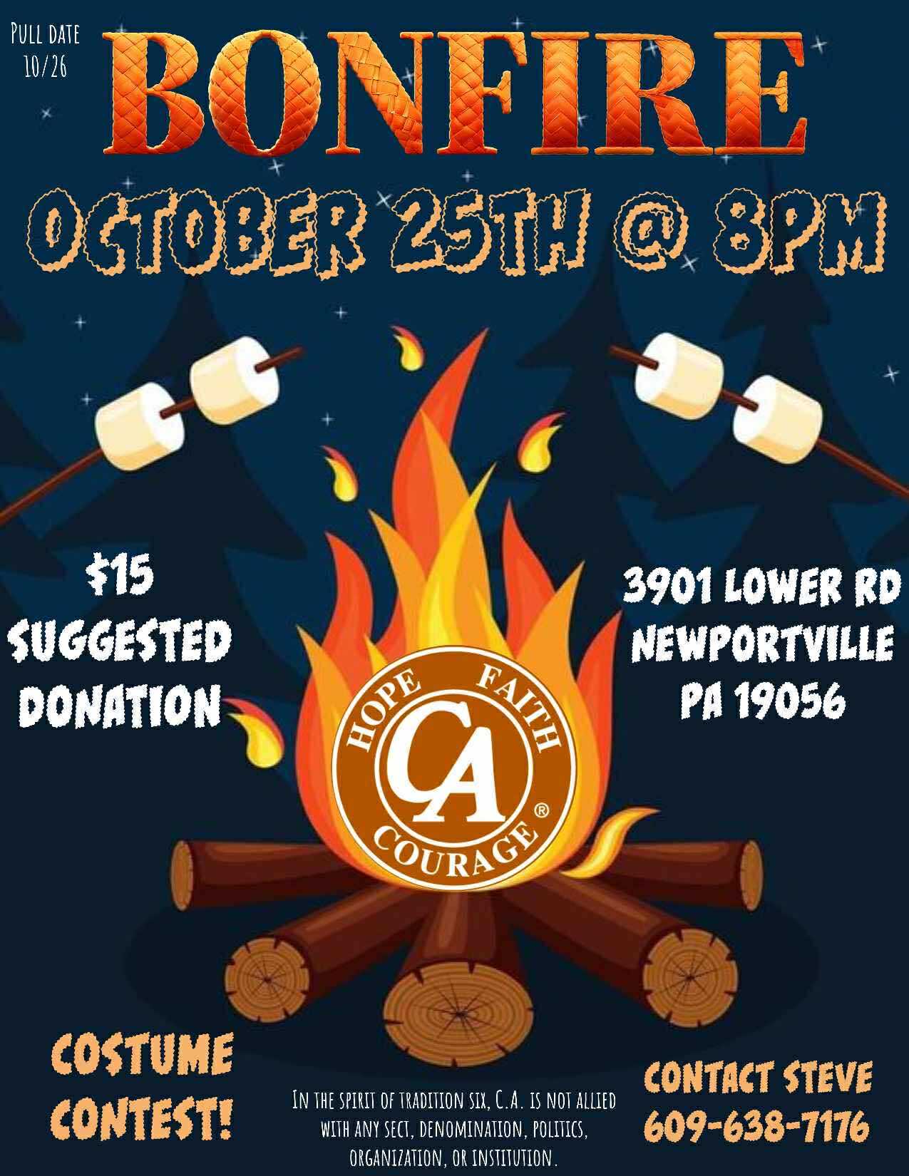 CA Philly Bonfire