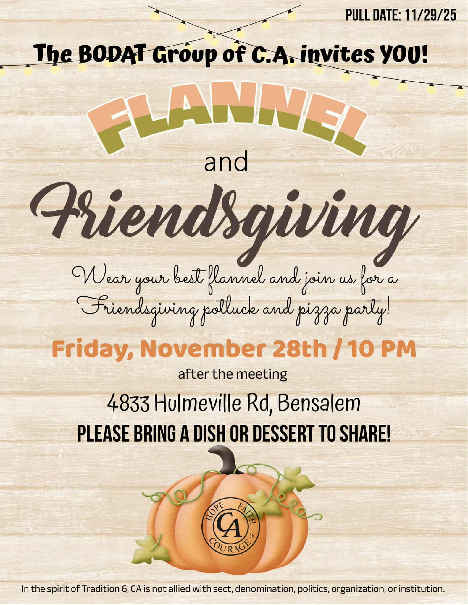 BODAT Friendsgiving